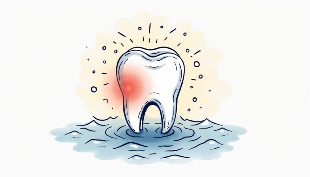 An abstract representation of dental pain
